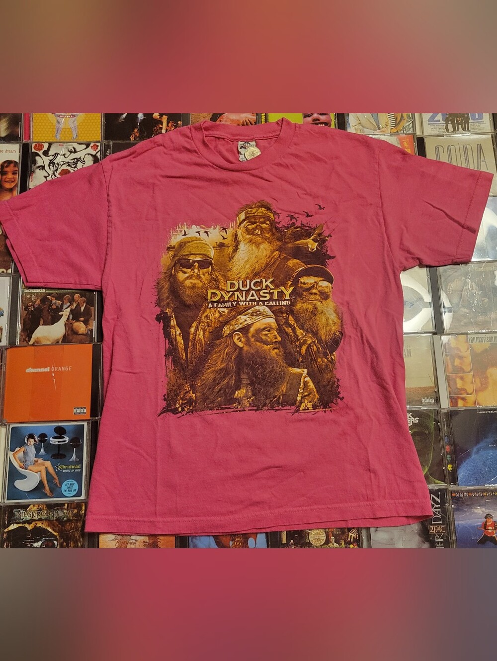 Alstyle Duck Dynasty Graphic Tee - Pink